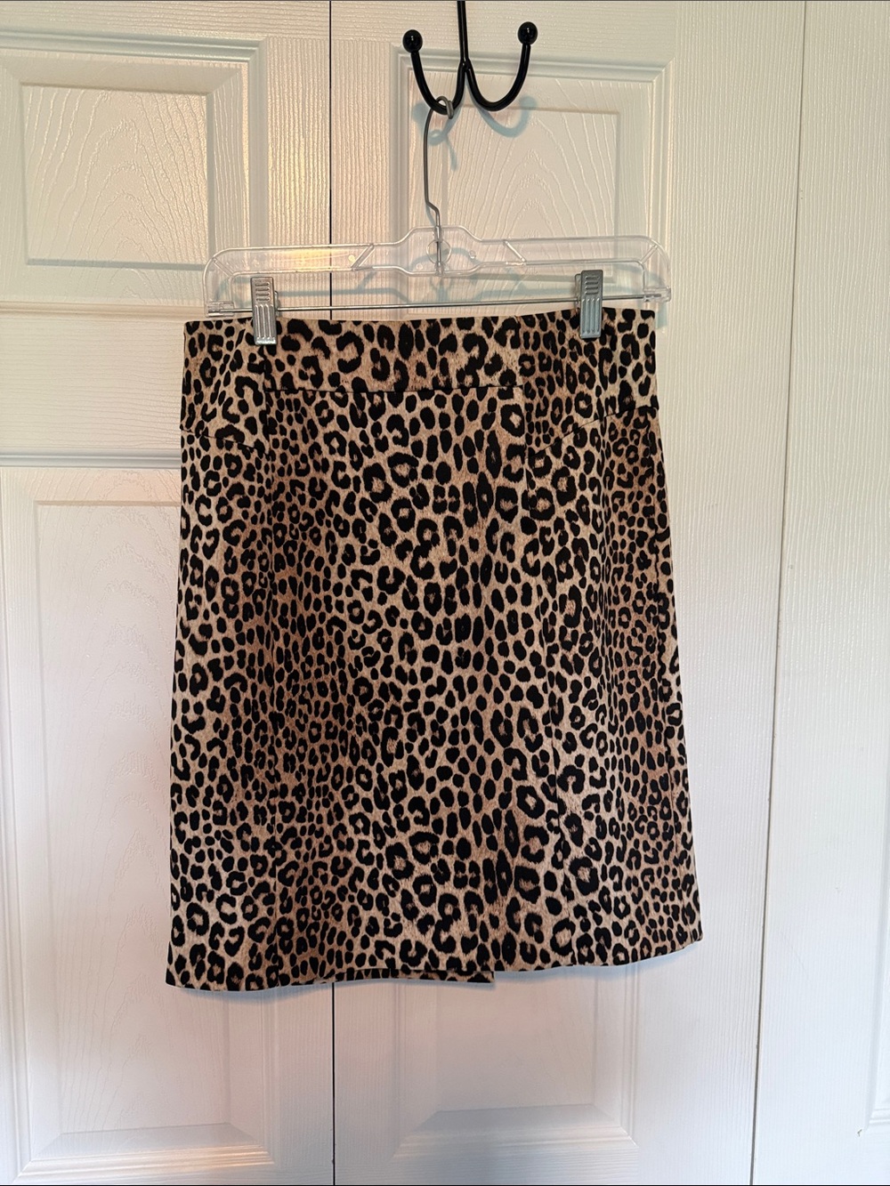 MICHAEL Michael Kors Leopard Print Mini Skirt - Tan & Black